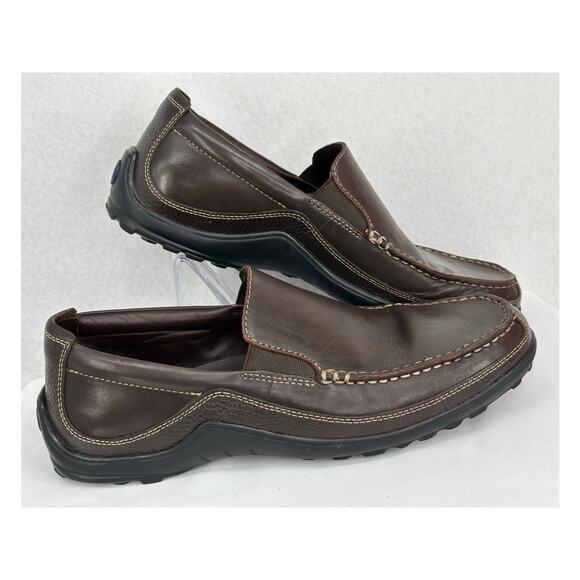 Cole Haan Tucker Venetian Leather Loafers Dark Brown Casual Slip On 9M - Picture 3 of 9
